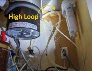 Dishwasher Drains high loop