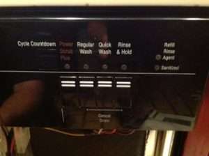 Bosch Dishwasher Panel