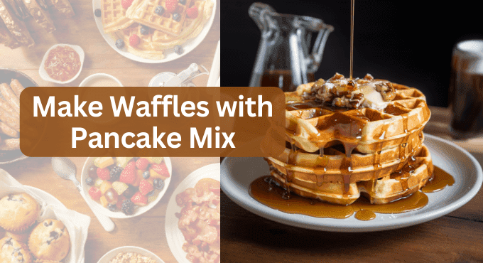 Make Waffles with Pancake Mix
