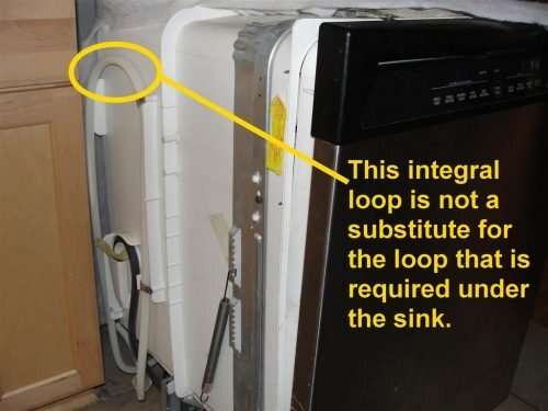 Integral Loop of dishwasher