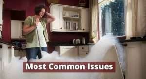 Common problems in dishwasher