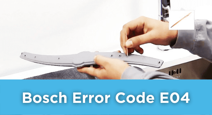 Bosch Error Code E04